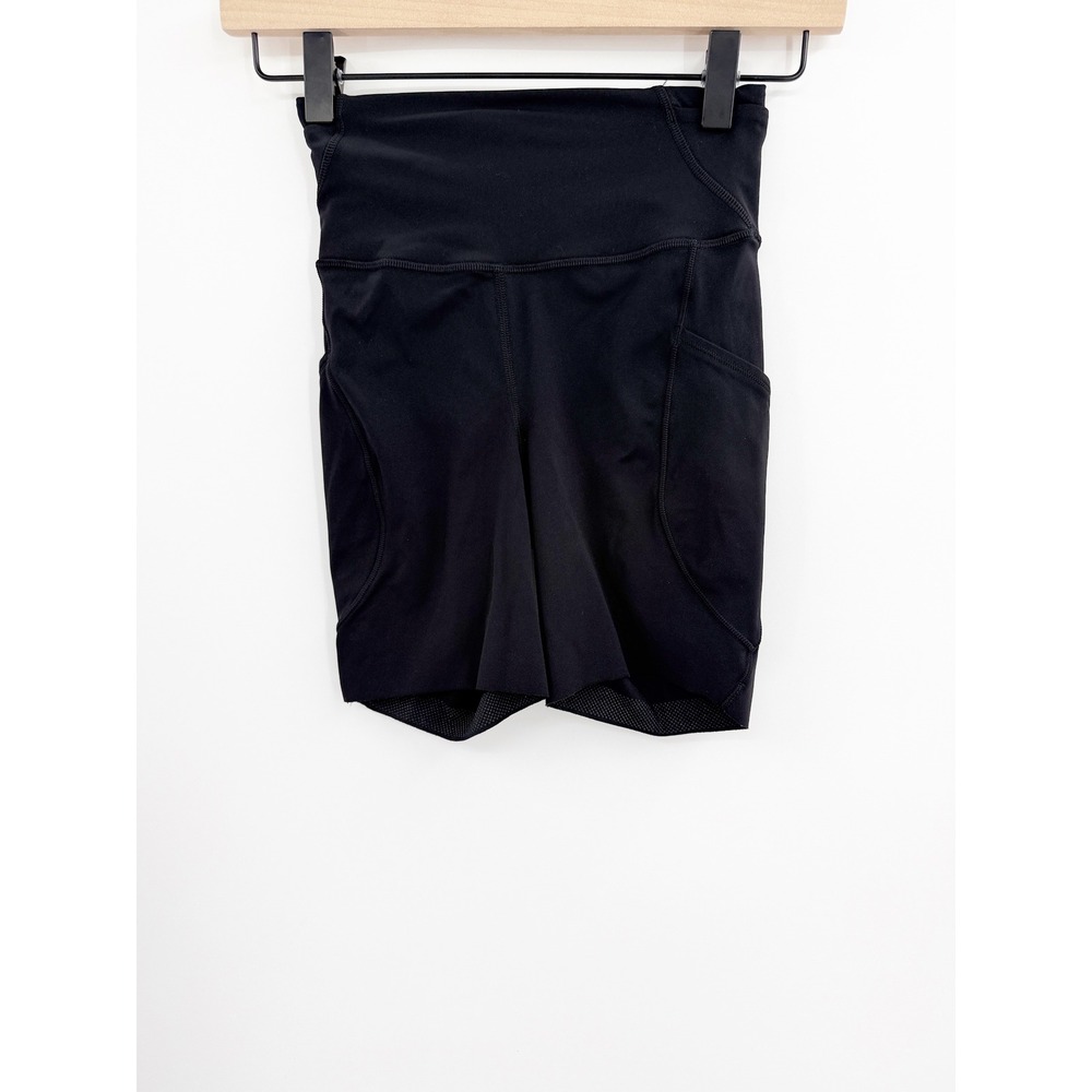 Lululemon Fast and Free High-Rise Short 6" Black Nulux Running Shorts Size 2 - Picture 5 of 11